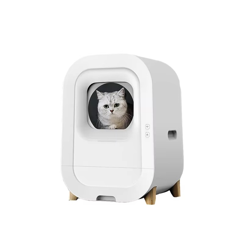 Caja de arena autolimpiable co - Smart Cat Litter Box Wifi App Control reseña y precio
