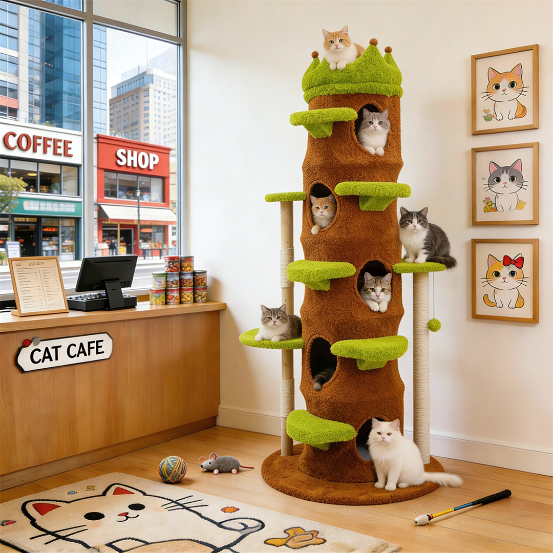 Árbol para Gatos de Interior,  - Cat Scratching Post Sisal Tree Tower reseña y precio
