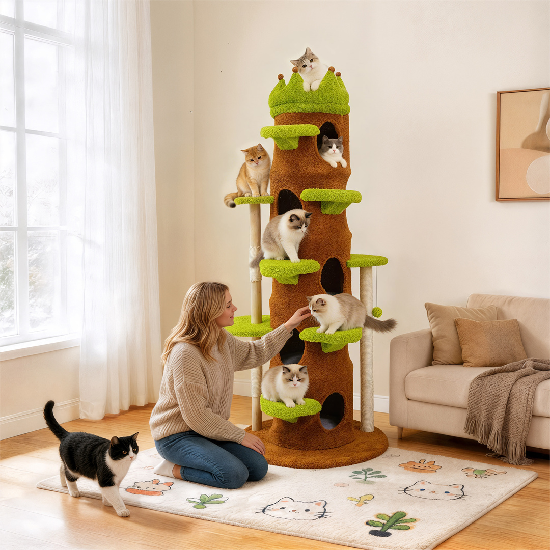 Árbol para Gatos de Interior,  - Cat Scratching Post Sisal Tree Tower reseña y precio