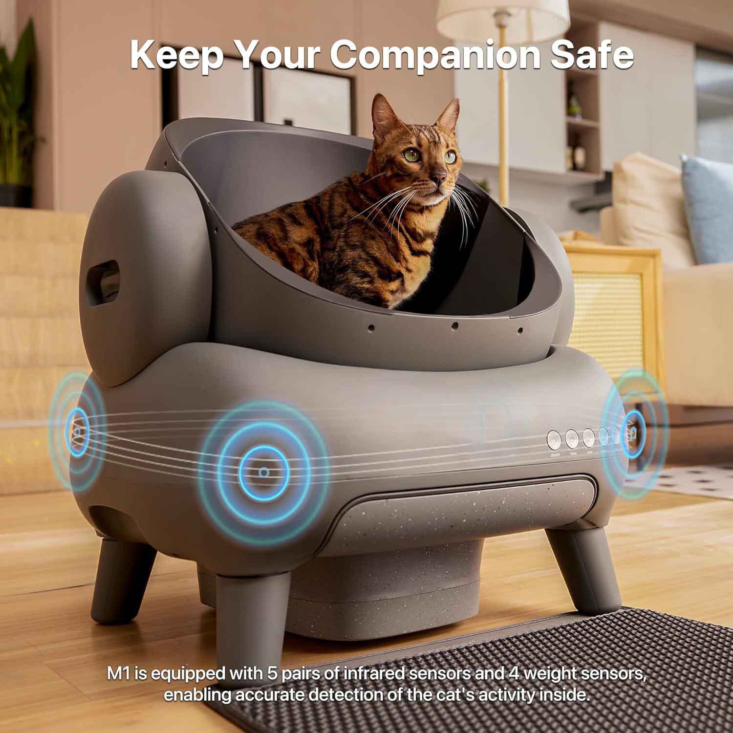 Neakasa M1 Caja de arena intel - Self Cleaning Cat Litter Box Automatic reseña y precio