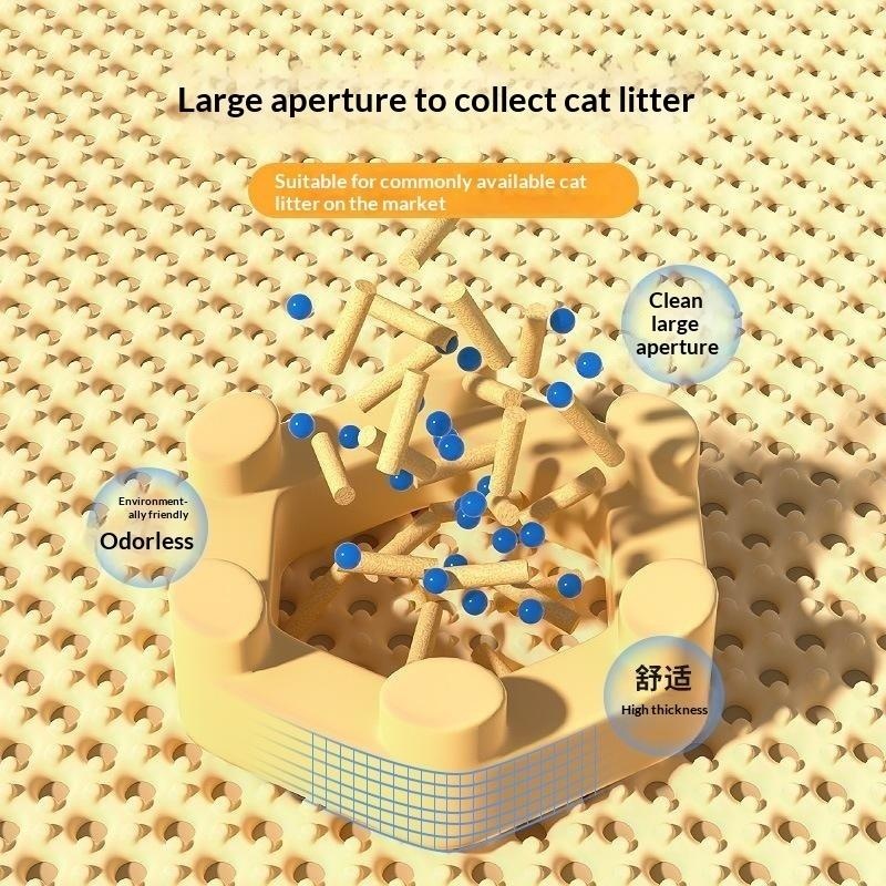 Alfombrilla de Doble Capa para - Cat Litter Mat Double Layer Waterproof reseña y precio