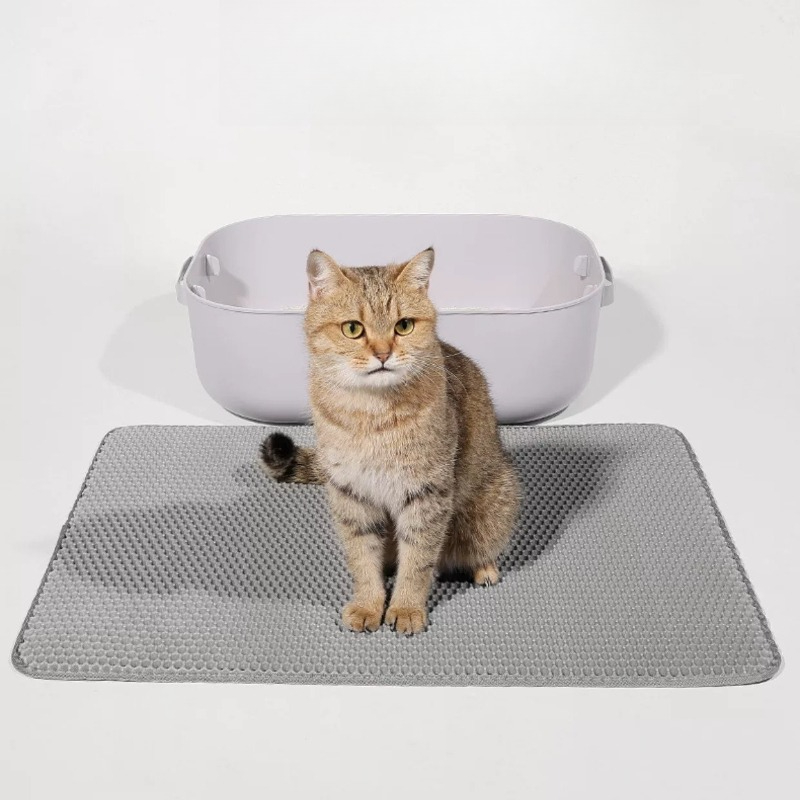 Esteras para gatos EVA de dobl - Cat Litter Mat Double Layer Waterproof reseña y precio