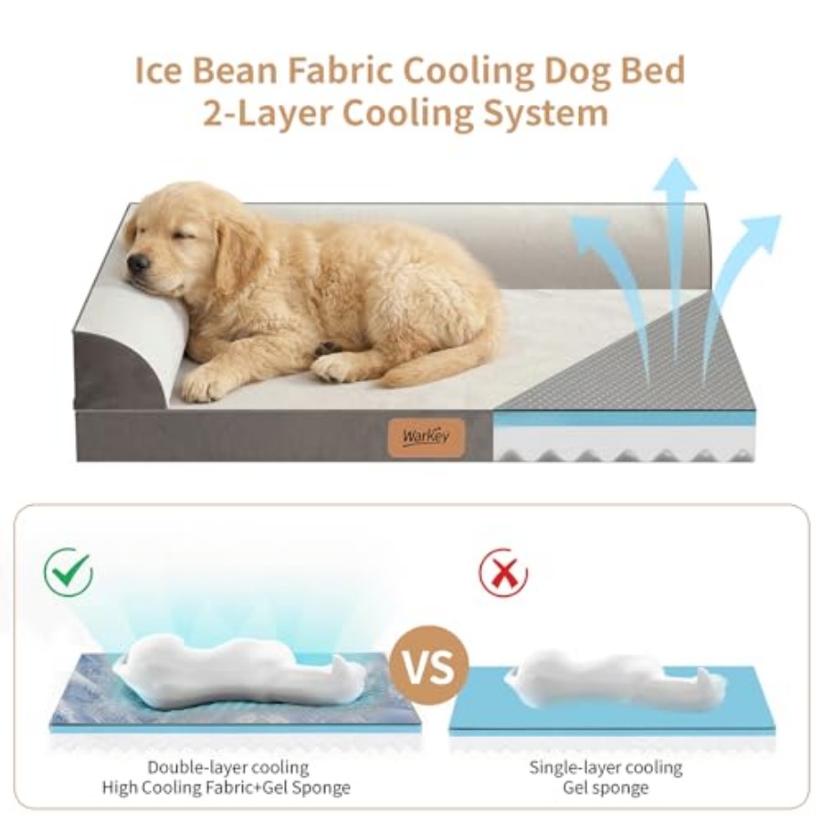 Cama para Perro con Espuma Vis - Orthopedic Memory Foam Dog Bed Washable reseña y precio