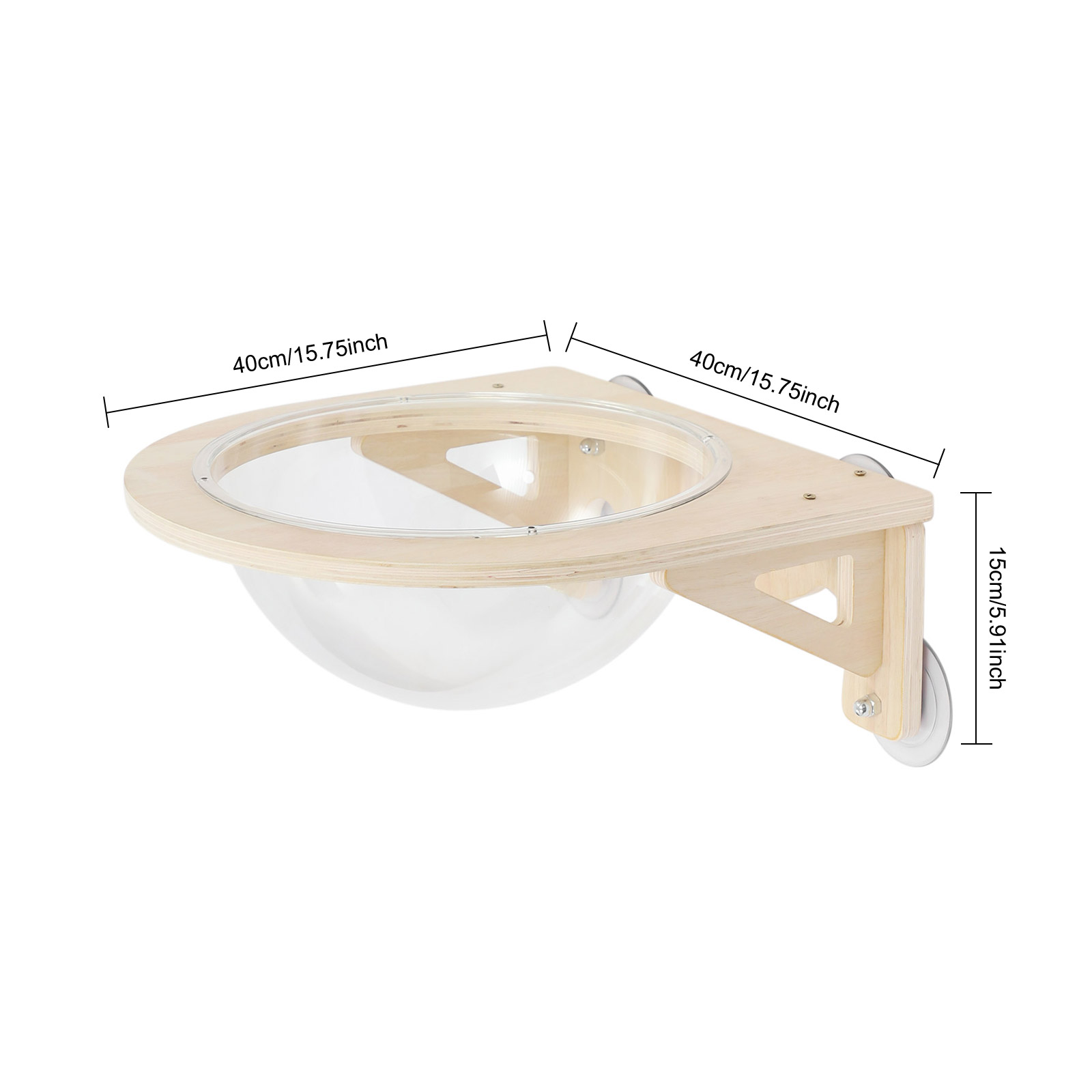 Cápsula Transparente de Madera - Cat Wall Climbing Shelves Hammock Wooden reseña y precio