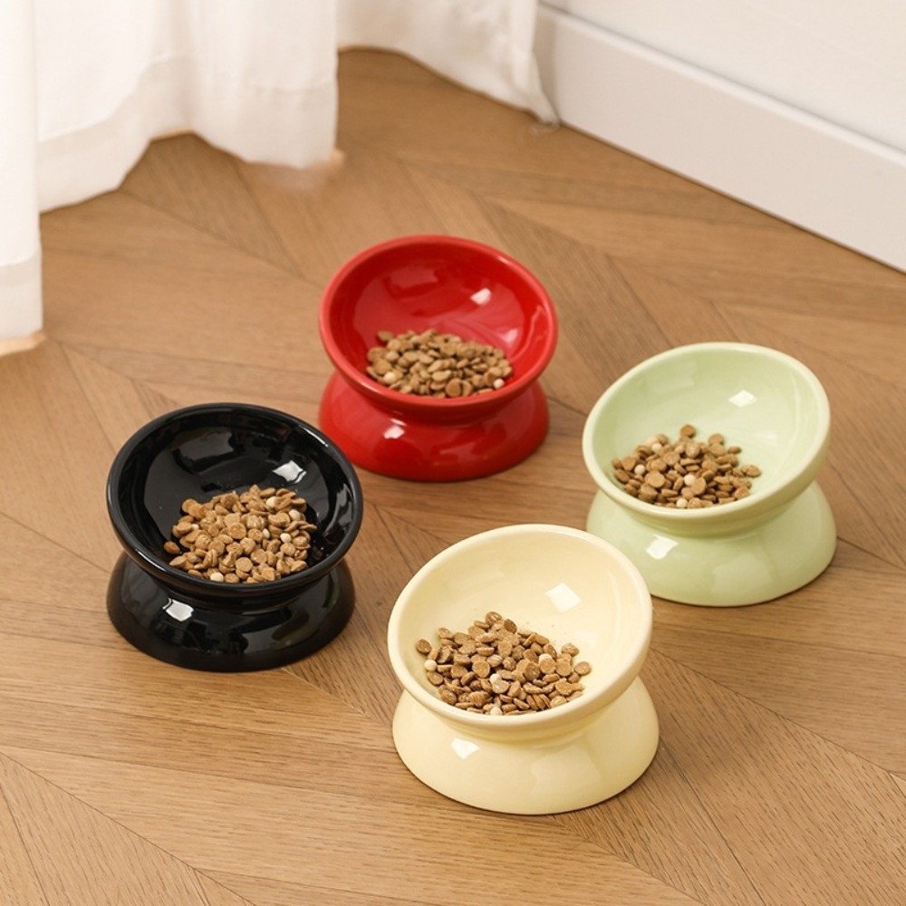 Comedero Elevado de Cerámica p - Elevated Ceramic Cat Bowls Tilted Food reseña y precio