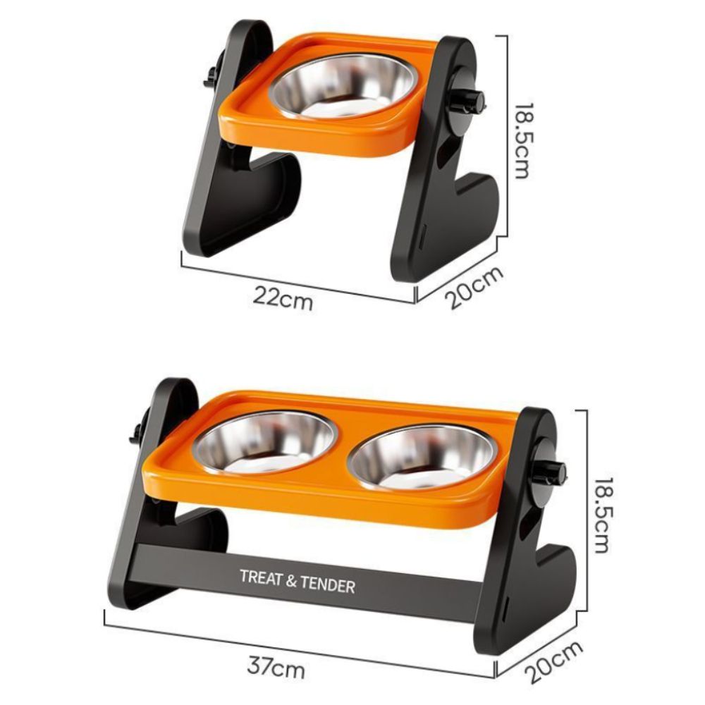 Comederos Elevados para Gatos  - Elevated Ceramic Cat Bowls Tilted Food reseña y precio