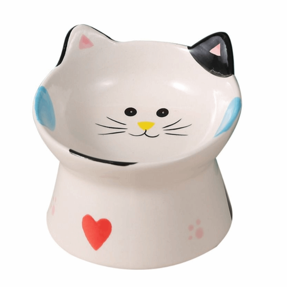 15 °   Comedero Elevado para G - Elevated Ceramic Cat Bowls Tilted Food reseña y precio