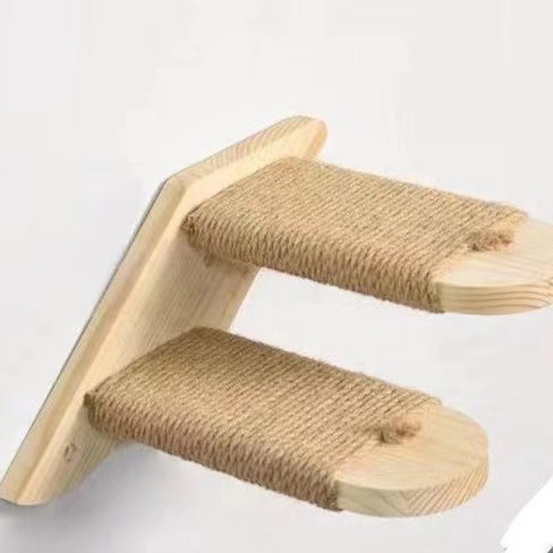 Complejo de pared para gatos:  - Cat Wall Climbing Shelves Hammock Wooden reseña y precio