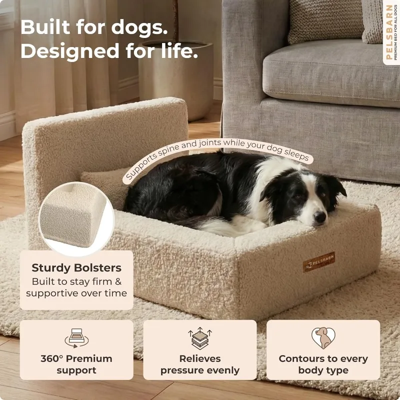 Cama Ortopédica para Perros Pe - Orthopedic Memory Foam Dog Bed Washable reseña y precio
