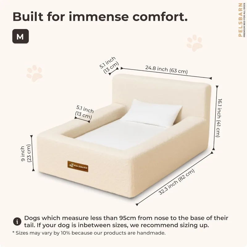 Cama Ortopédica para Perros Pe - Orthopedic Memory Foam Dog Bed Washable reseña y precio