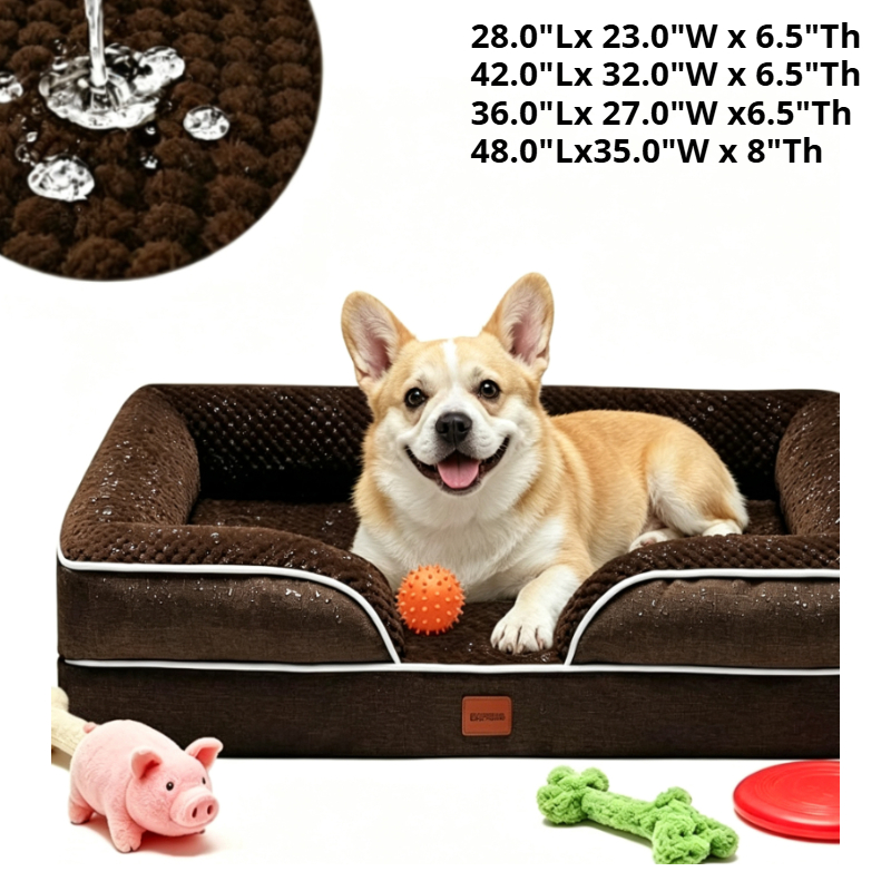 Cama ortopédica de espuma visc - Orthopedic Memory Foam Dog Bed Washable reseña y precio