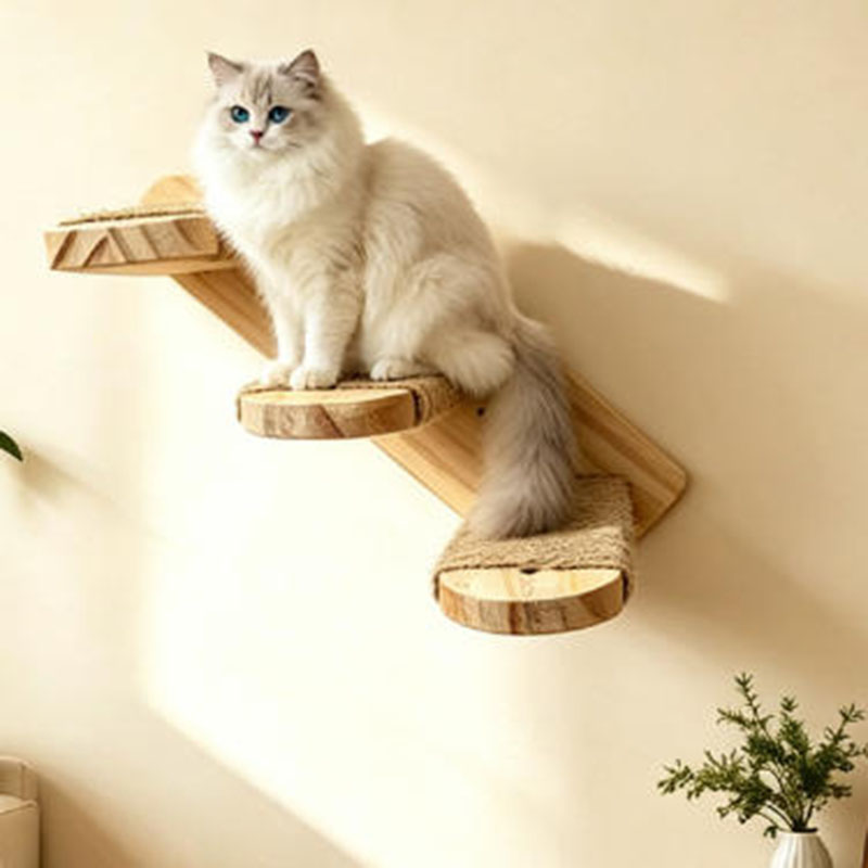 Estantes de pared para árbol d - Cat Wall Climbing Shelves Hammock Wooden reseña y precio