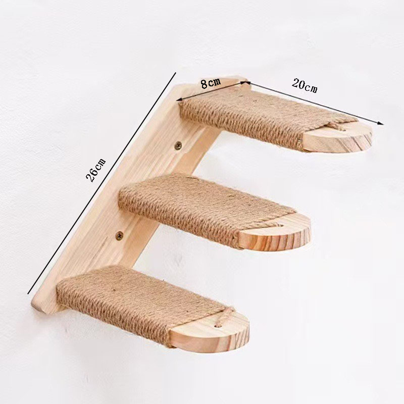 Estantes de pared para árbol d - Cat Wall Climbing Shelves Hammock Wooden reseña y precio