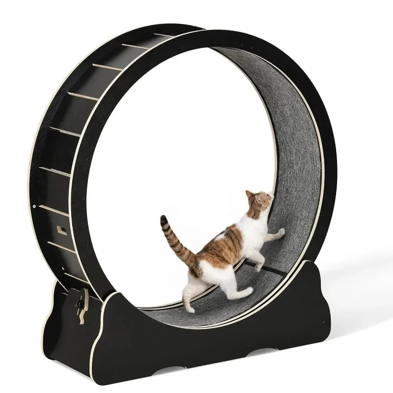 Rueda de ejercicio para gatos  - Cat Running Wheel Exercise Treadmill reseña y precio