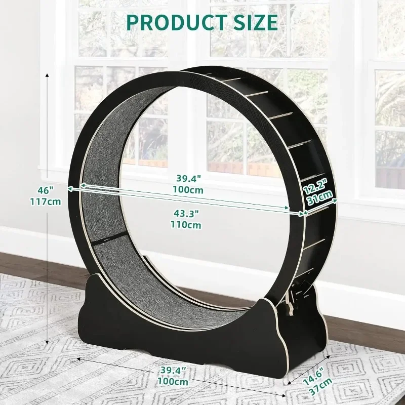 Rueda de ejercicio para gatos  - Cat Running Wheel Exercise Treadmill reseña y precio