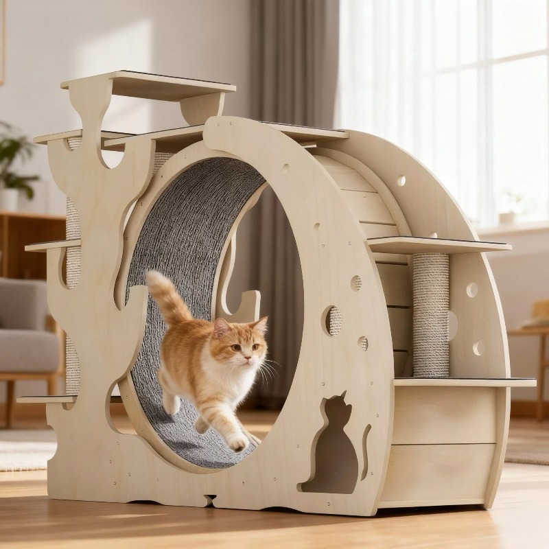 Rueda de Ejercicio Multifuncio - Cat Running Wheel Exercise Treadmill reseña y precio