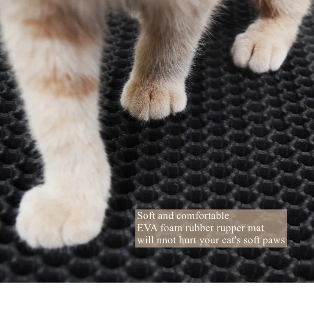 Alfombrilla de Doble Capa para - Cat Litter Mat Double Layer Waterproof reseña y precio
