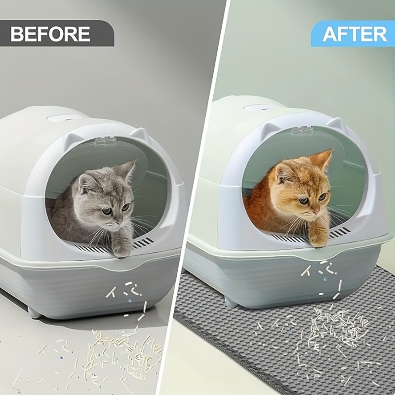 Alfombrilla de arena para gato - Cat Litter Mat Double Layer Waterproof reseña y precio