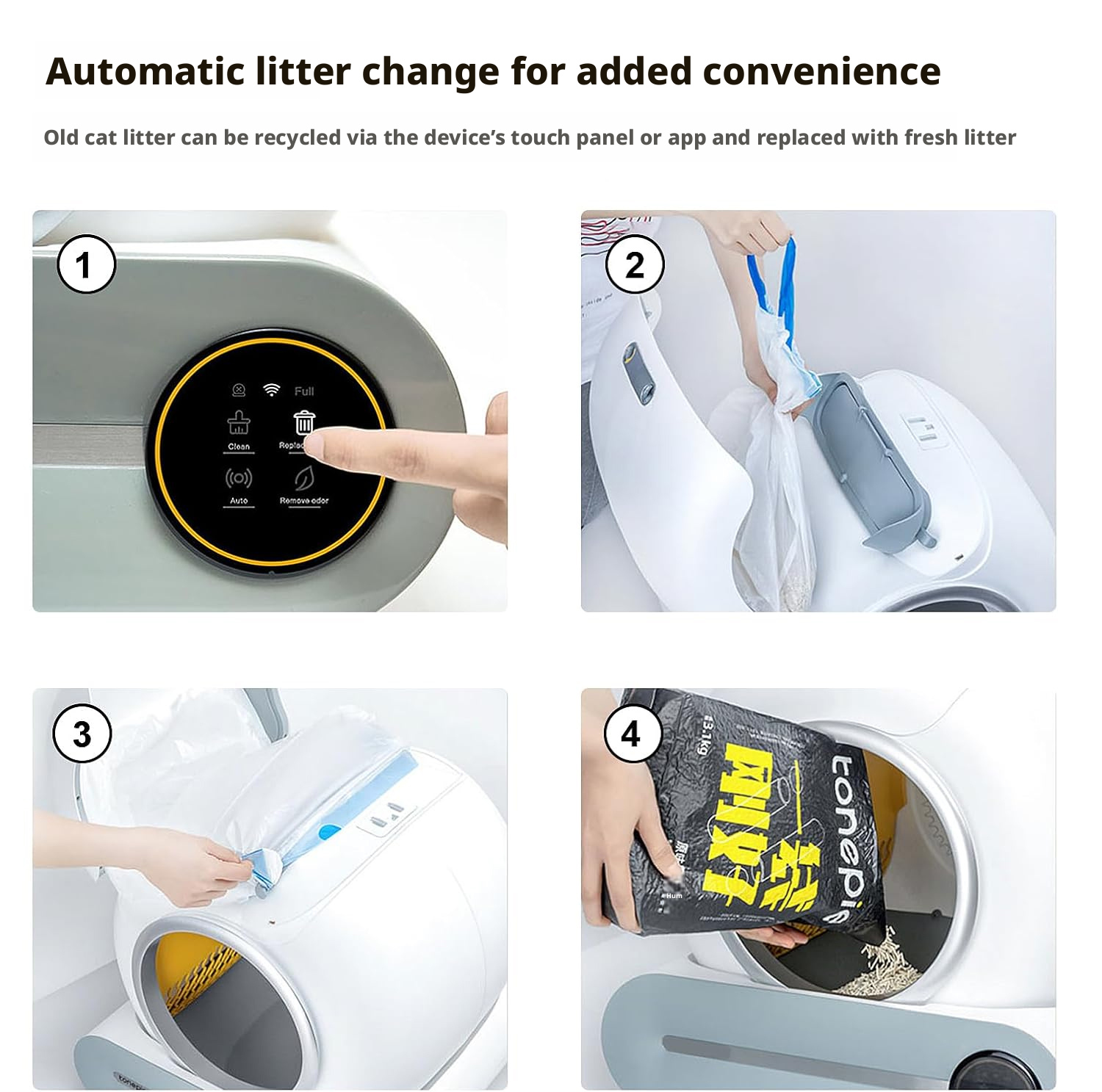 ChongxinIOT - Arenero Intelige - Smart Cat Litter Box Wifi App Control reseña y precio