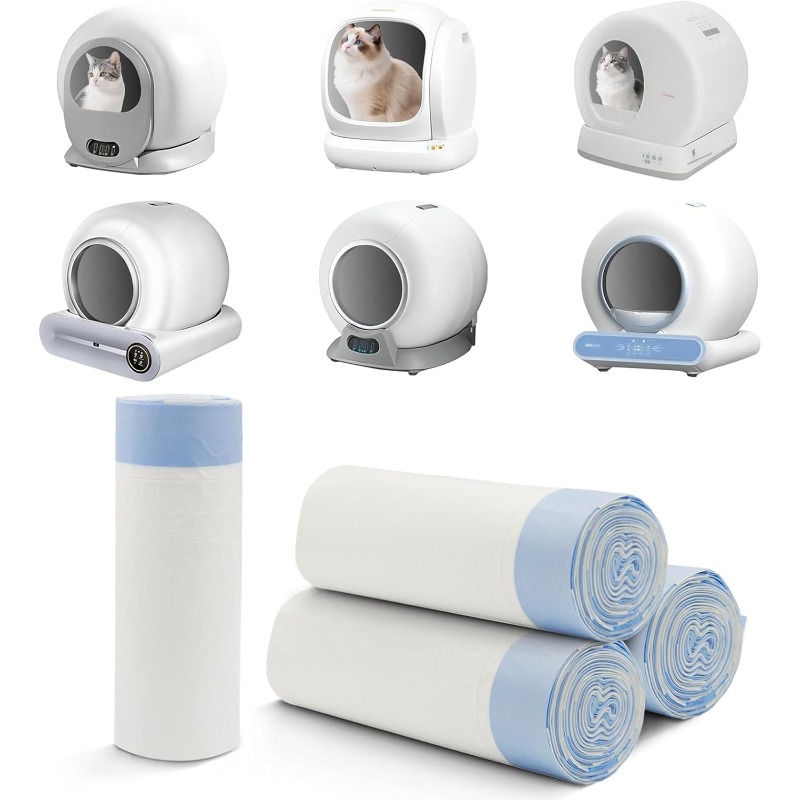 Bolsas de arena para gatos par - Automatic Litter Box Waste Bag Liner reseña y precio