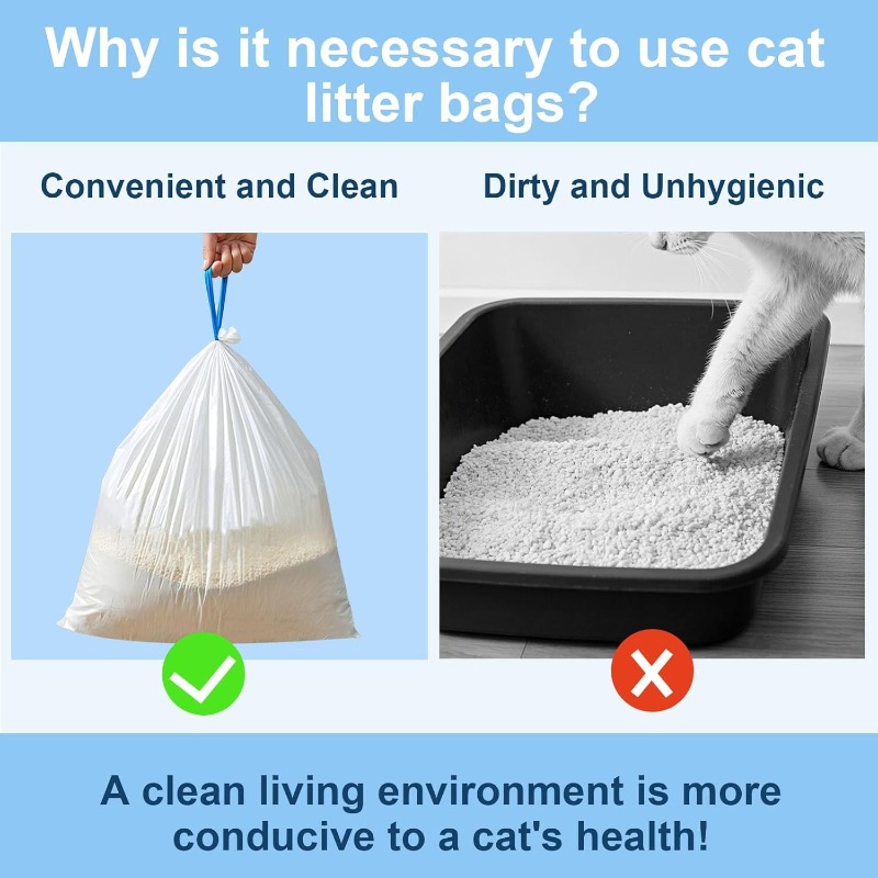 Bolsas de arena para gatos par - Automatic Litter Box Waste Bag Liner reseña y precio