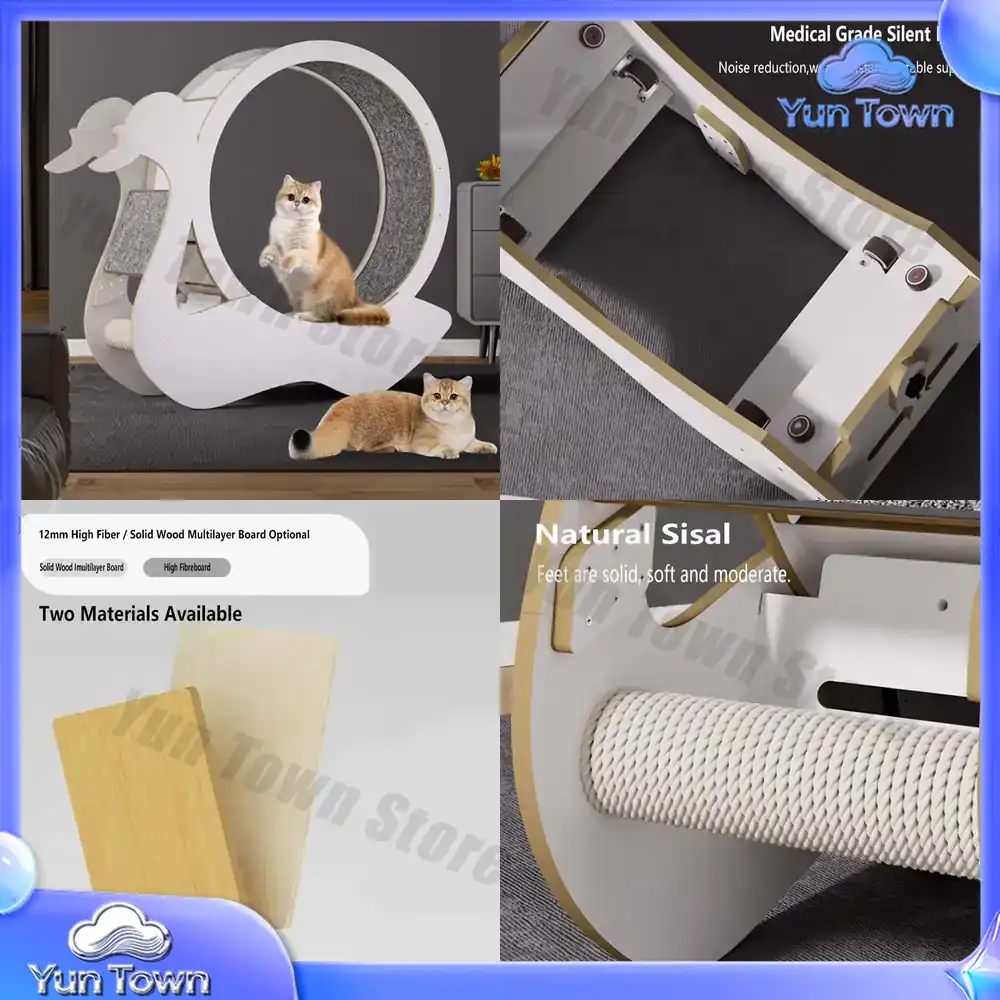 Rueda de Ejercicio para Gatos  - Cat Running Wheel Exercise Treadmill reseña y precio