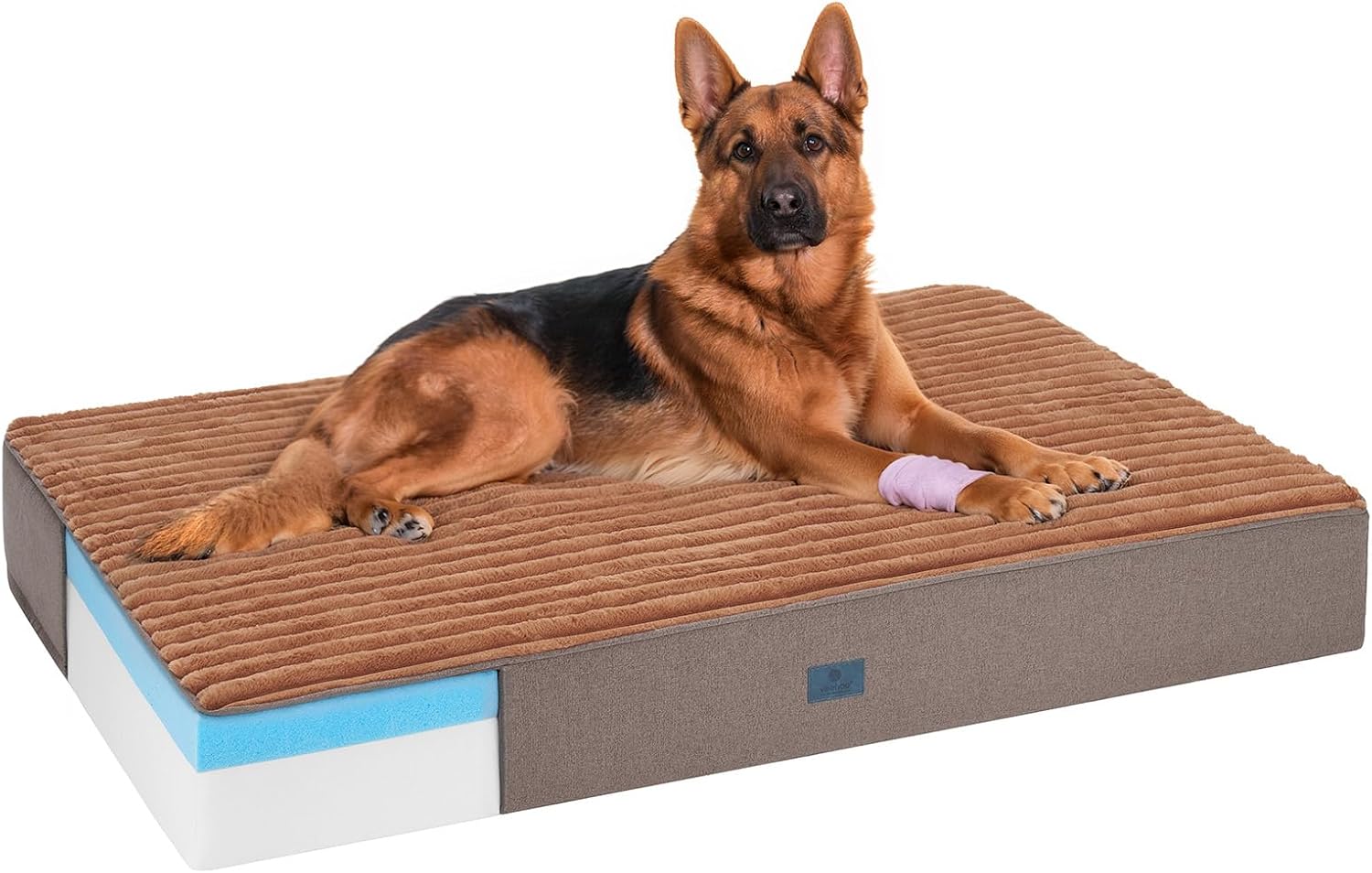 Cama ortopédica de espuma visc - Orthopedic Memory Foam Dog Bed Washable reseña y precio