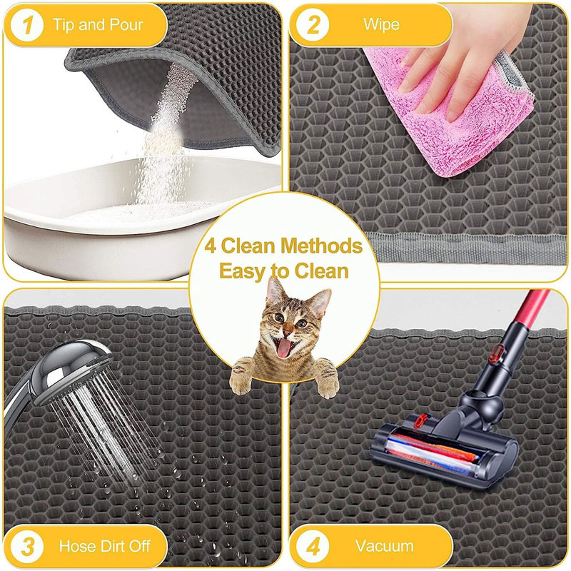 Estera de arena para Gato, imp - Cat Litter Mat Double Layer Waterproof reseña y precio