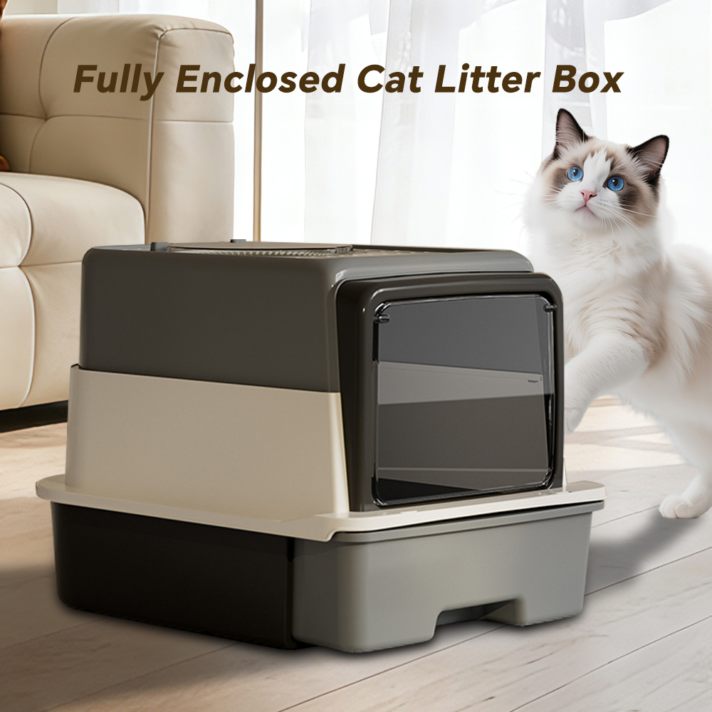 Caja de arena para gatos de tr - Self Cleaning Cat Litter Box Automatic reseña y precio