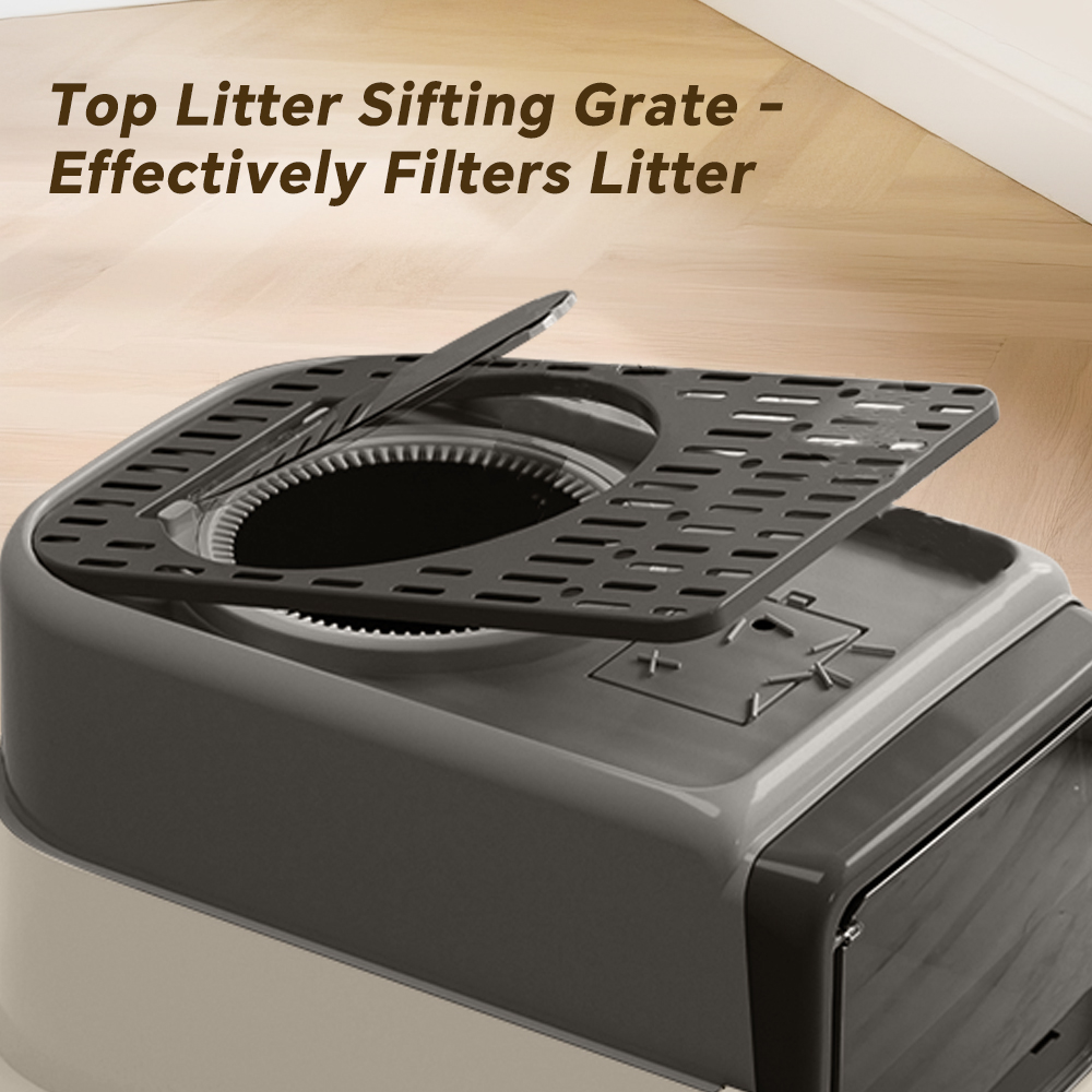 Caja de arena para gatos de tr - Self Cleaning Cat Litter Box Automatic reseña y precio